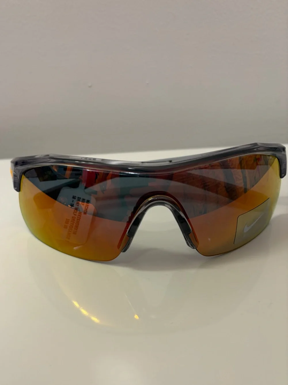 Nike - X1 The Show Performance Sunglasses in Wolf Gray/Orange (NWT)